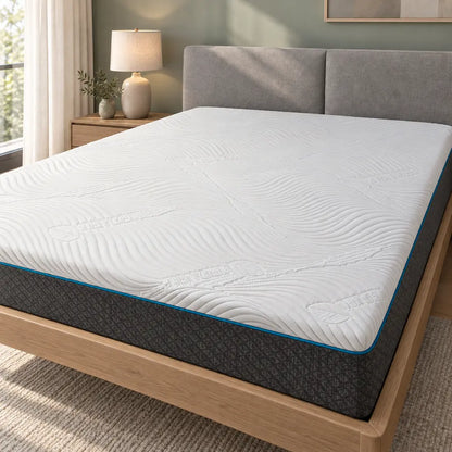 Materasso NEW ZAFFIRO in Memory Gel e Foam – Rivestimento Tencel