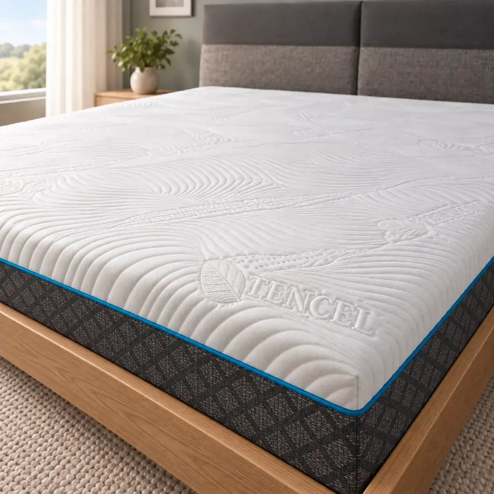 Materasso NEW ZAFFIRO in Memory Gel e Foam – Rivestimento Tencel
