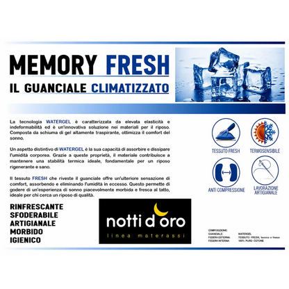 Notti D'Oro - Memory Fresh "Il Guanciale Climatizzato"