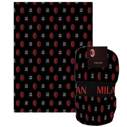 Plaid Ufficiale Milan Soft Touch - 150x210 cm