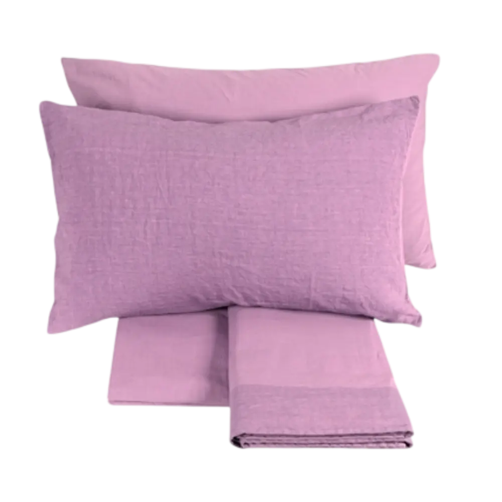 Fazzini - Lenzuola Completo Letto INCONTRI con Lino