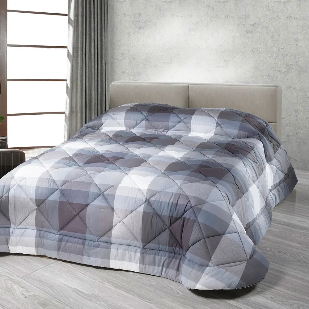 Trapunta matrimoniale MADISON 270 × 260 cm - Grigio FT 130