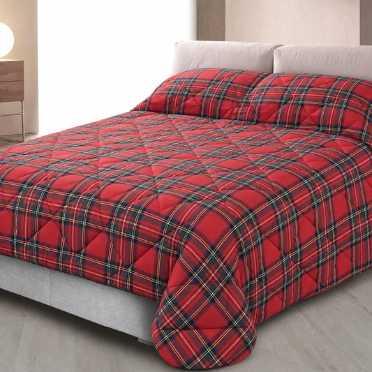 Trapunta matrimoniale MADISON 270 × 260 cm - Rosso 140