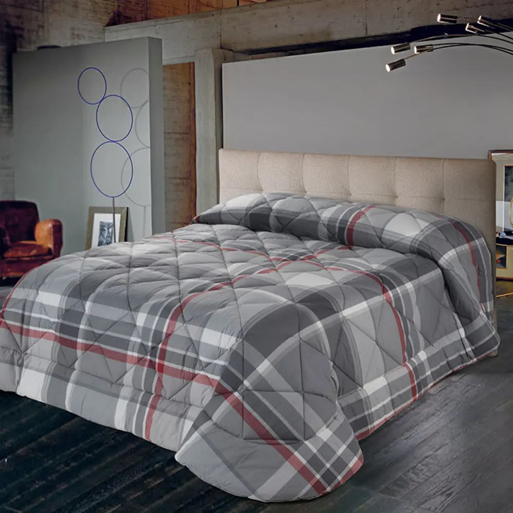 Trapunta matrimoniale MADISON 270 × 260 cm - Acciaio FT 160