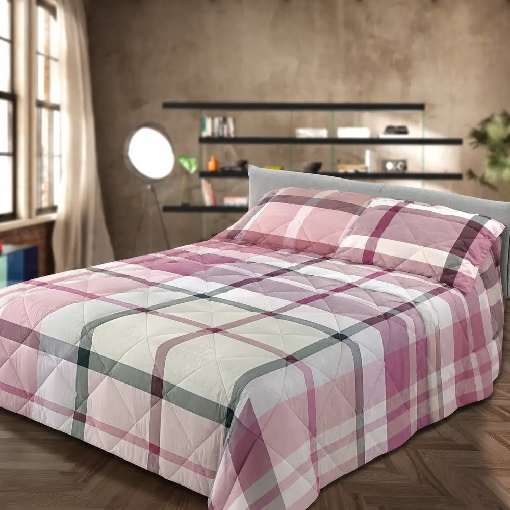 Trapunta matrimoniale MADISON 270 × 260 cm - Malva 170