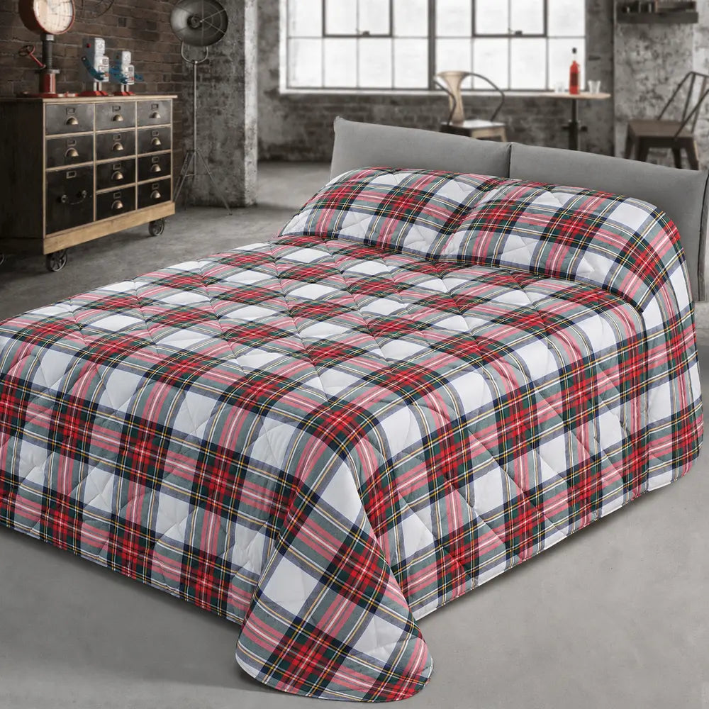 Trapunta matrimoniale MADISON 270 × 260 cm - Bianco 200