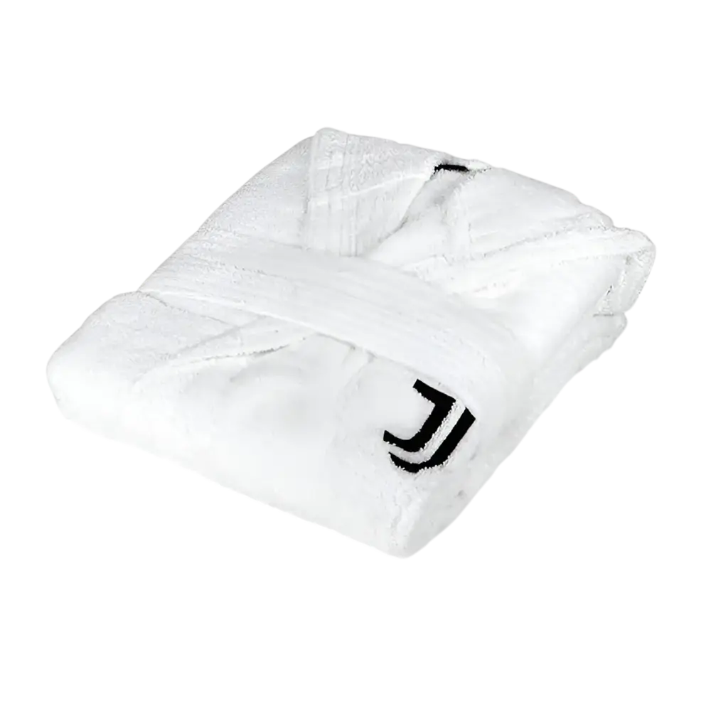 Accappatoio Ufficiale Juventus - Spugna 100% Cotone - Bambino