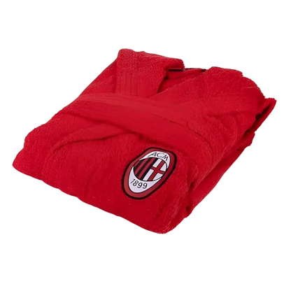 Accappatoio Ufficiale Milan - Spugna 100% Cotone - Adulto
