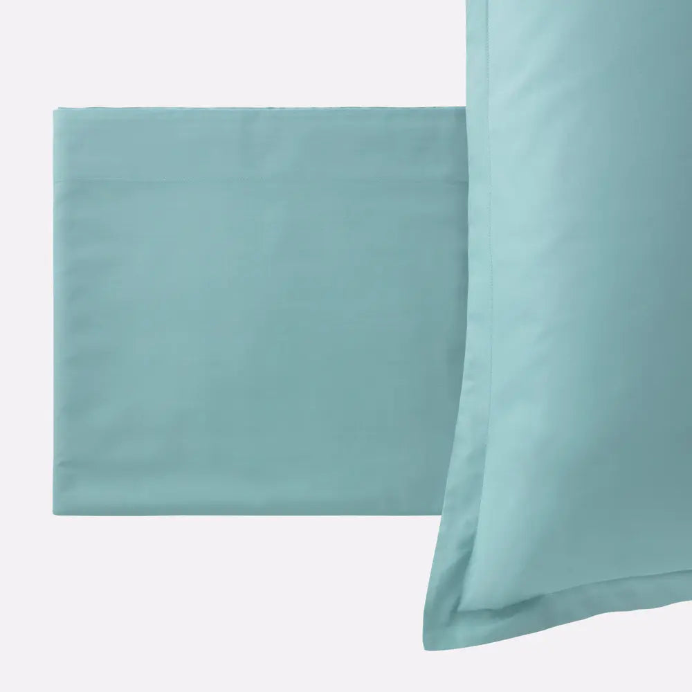 Completo letto PAINT Azzurro - lenzuola piegate e federa