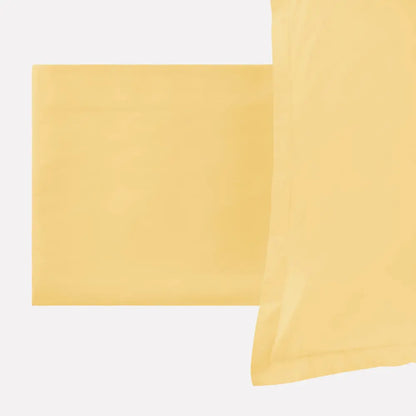 Completo letto PAINT Crema, lenzuola piegate e federa