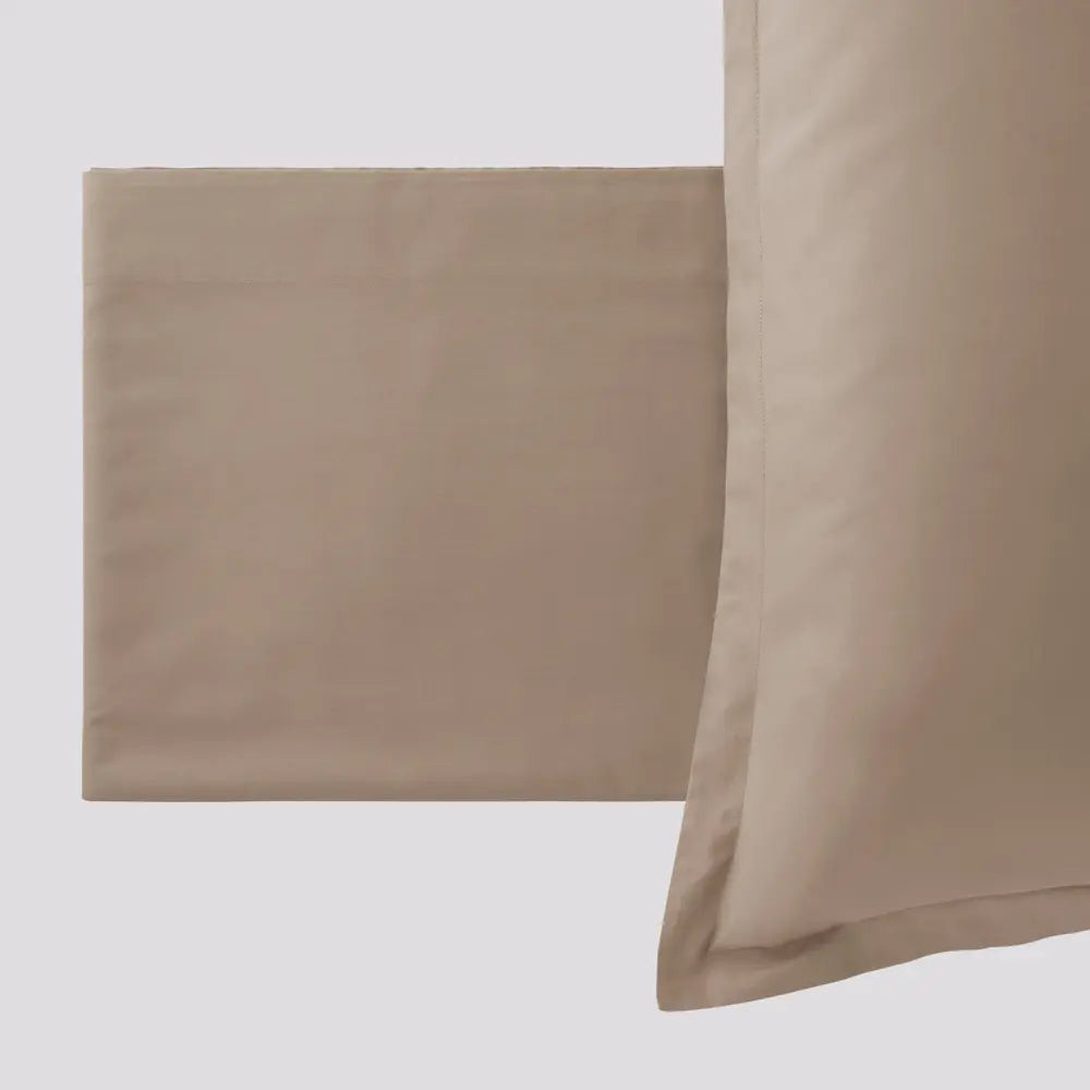 Completo letto PAINT Marrone, lenzuola piegate e federa