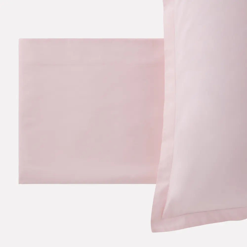 Completo letto PAINT Rosa pastello - lenzuola piegate e federa