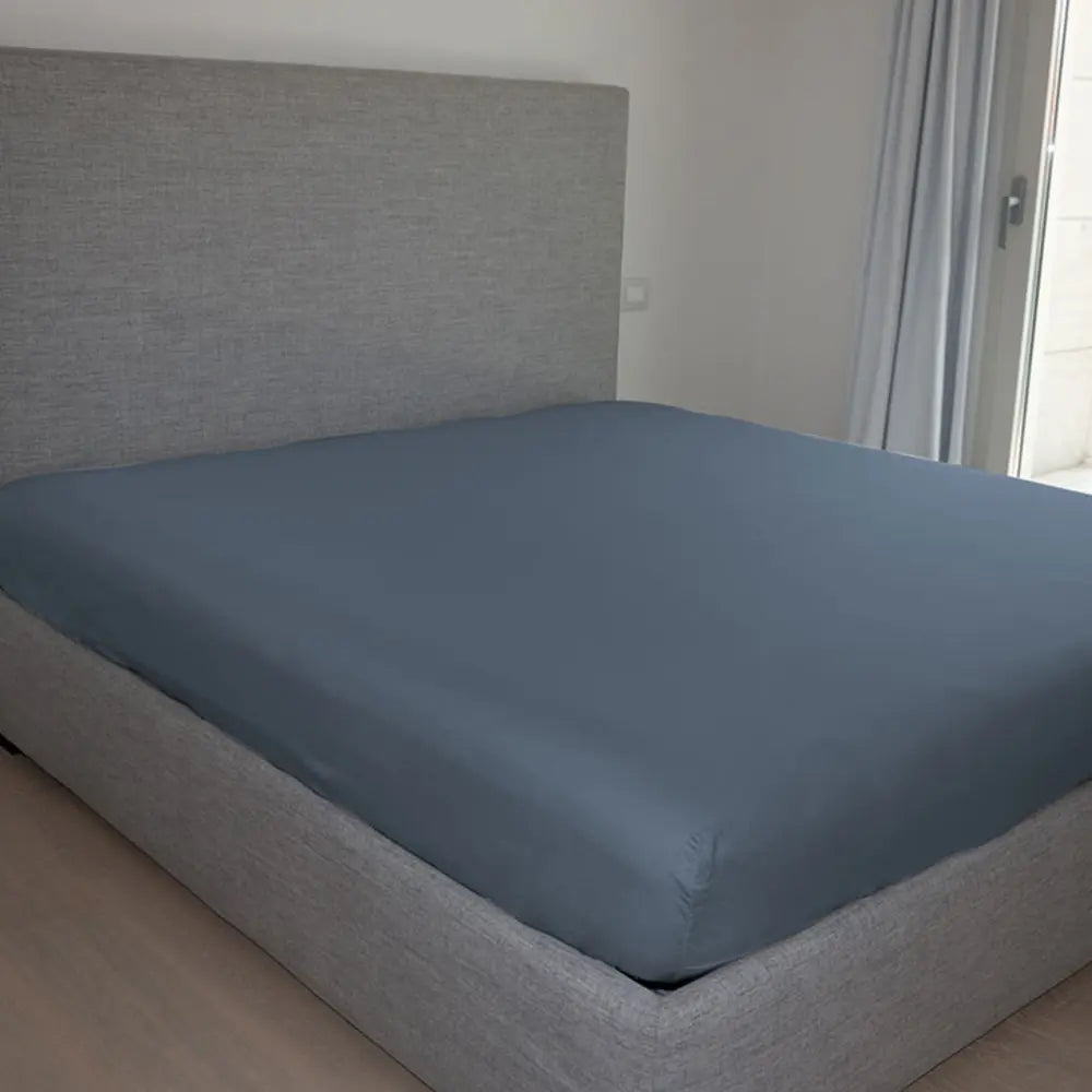 Lenzuolo sotto LARA DENIM in puro cotone