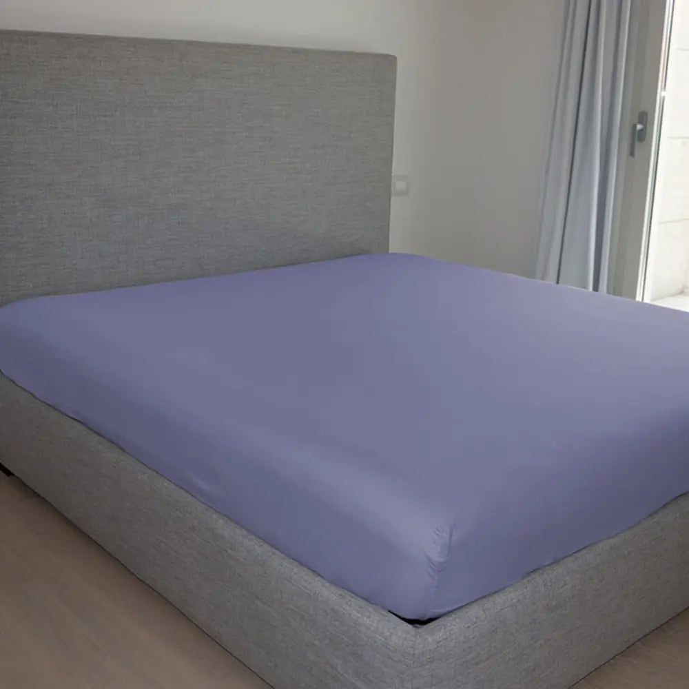 Lenzuolo sotto LARA LILLA 4190 in puro cotone