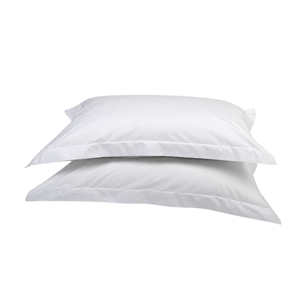 Set 2 federe LARA in puro cotone, Bianco – immagine su sfondo trasparente