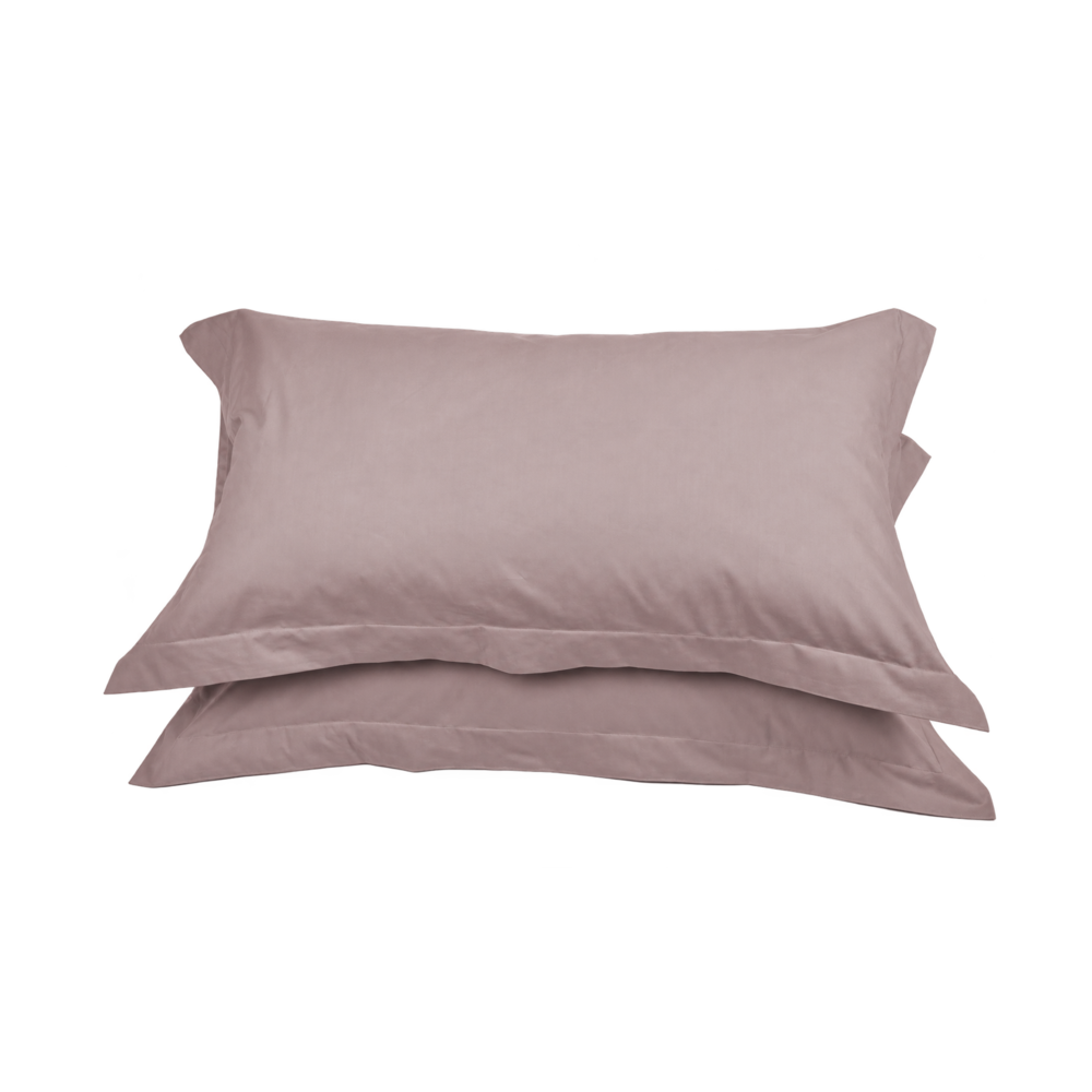 Set 2 federe LARA in puro cotone, Cipria 10210 – immagine su sfondo trasparente