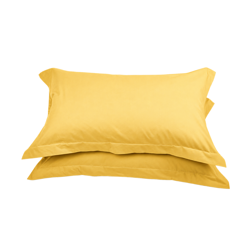 Set 2 federe LARA in puro cotone, Mimosa – immagine su sfondo trasparente